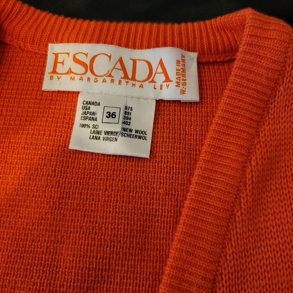 💥 !! ESCADA MARGARETHA LEY CARDIGAN  !!  💥 - Picture 10 of 12